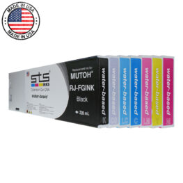 Replacement Cartridge for Mutoh Water-Based 220 ml RJ-FG - All Colors