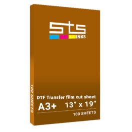 DTF Transfer Film from STS A3+ (13″ x 19″) cut sheets