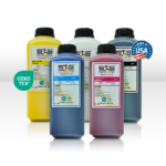 Direct to Transfer Film Ink for Epson Printheads. Bottle of 1 Liter for CMYK and 900 ML for White - All Colors