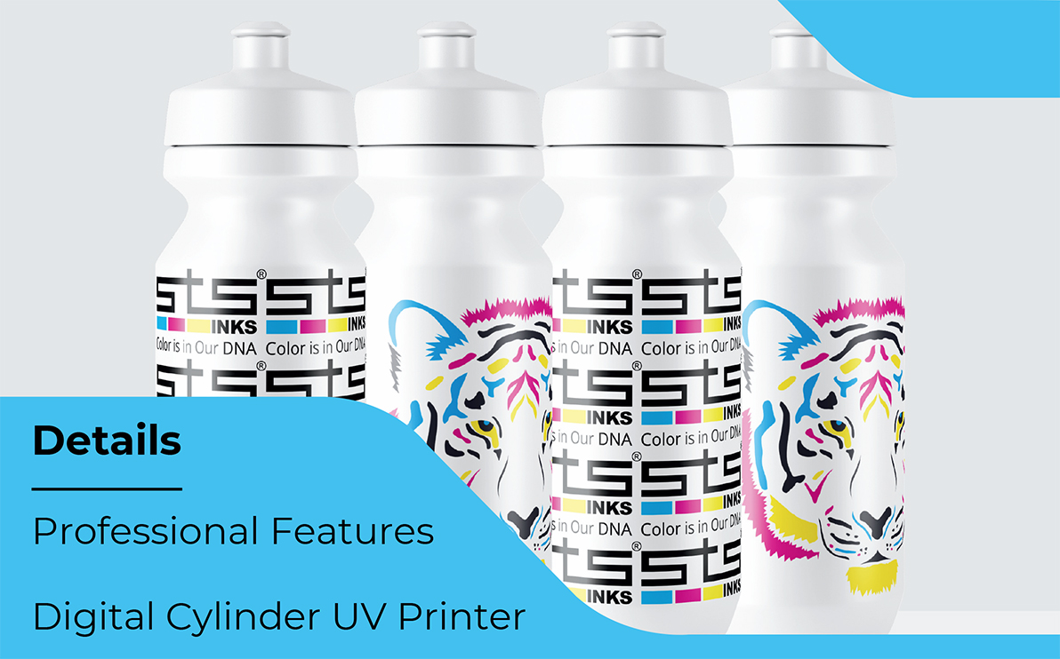 Professional Features Digital Cylinder UV Printer